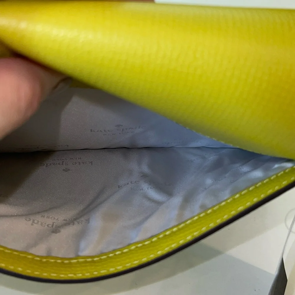 kate spade Phoebe Leather Lime Color Crossbody Bag NWT - Picture 16 of 17